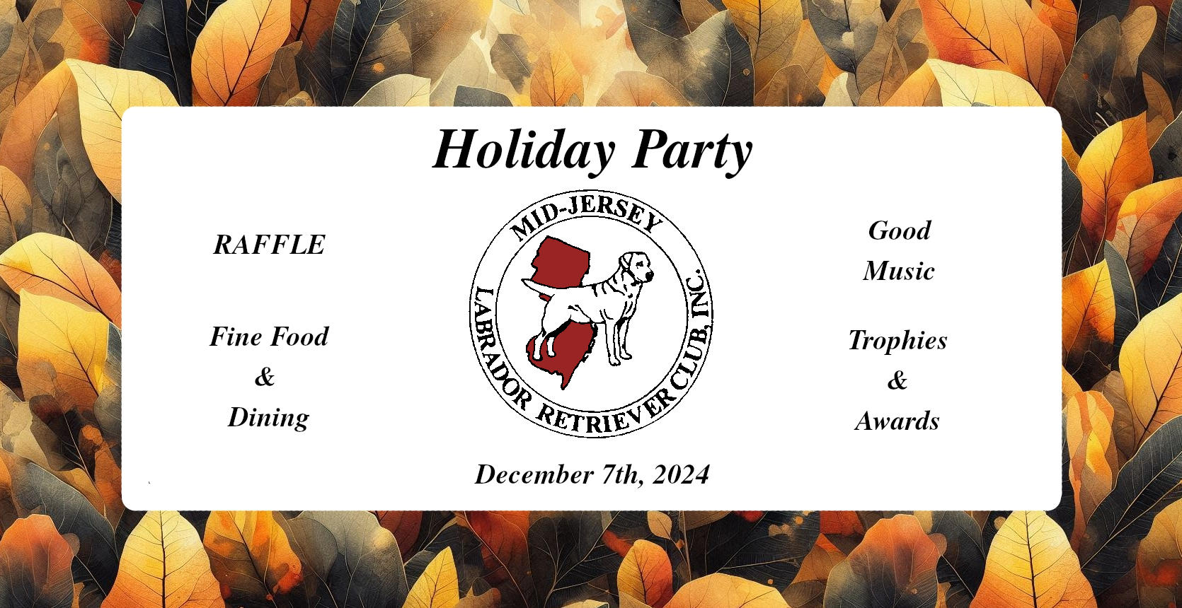 Event Logo for Holiday Party